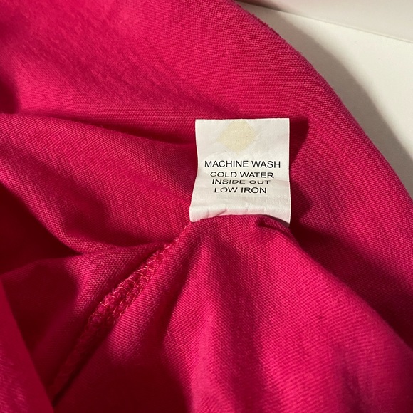 Turks And Caicos Hot Pink Short Sleeve Tee Size L - Picture 11 of 11